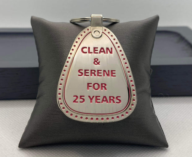 NA Large Medal Key Tag 25 Years image 0