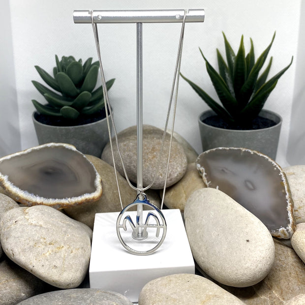 Large NA Pendant Pendant .925 sterling silver image 1