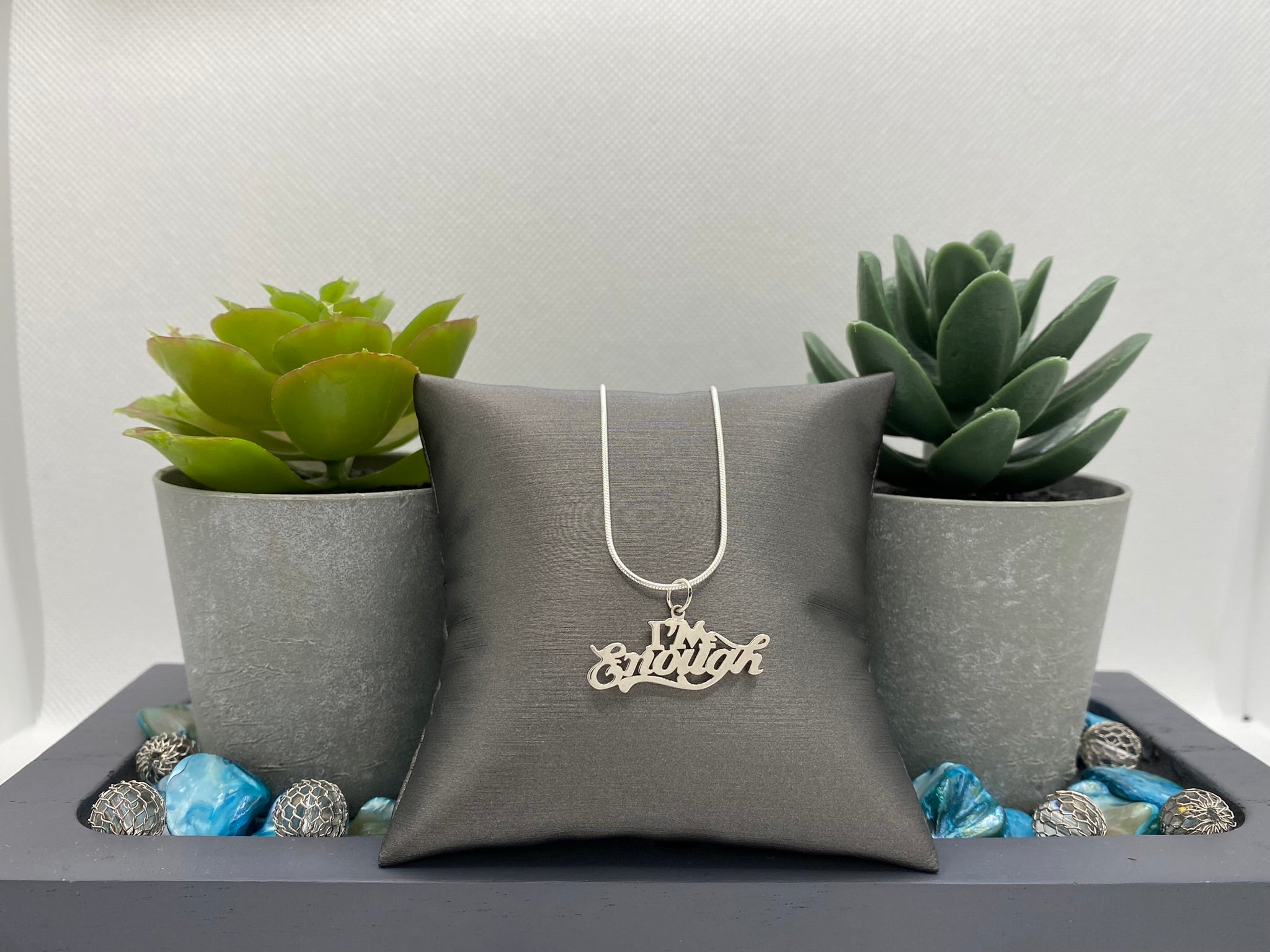 I'm Enough Pendant .925 sterling silver image 0