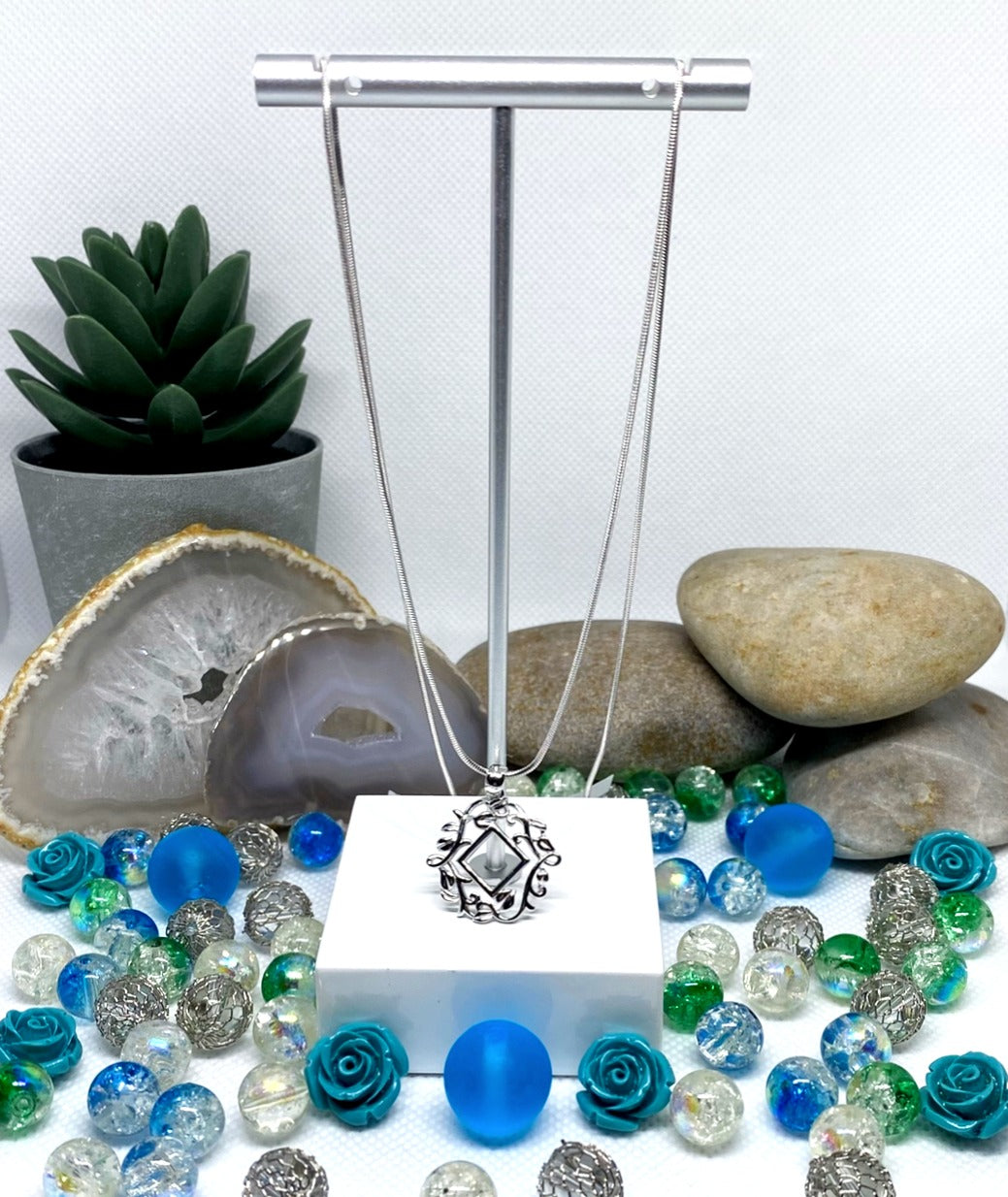 NA Vine Pendant .925 sterling silver image 1