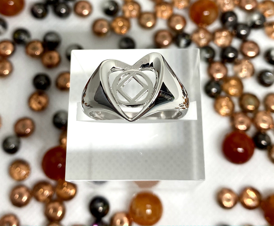 Heart .925 Sterling Silver Ring NAR-07 image 0