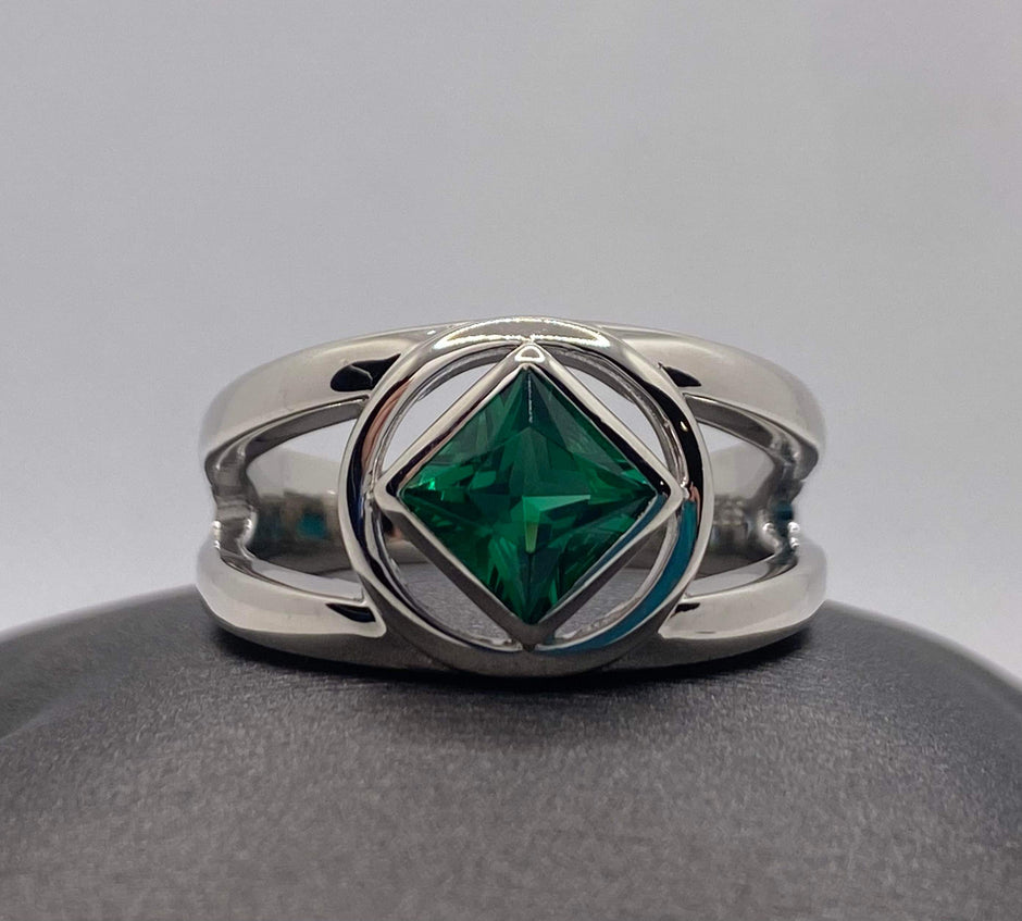 NA Service Symbol Ring with CZ (NAP-25) image 8