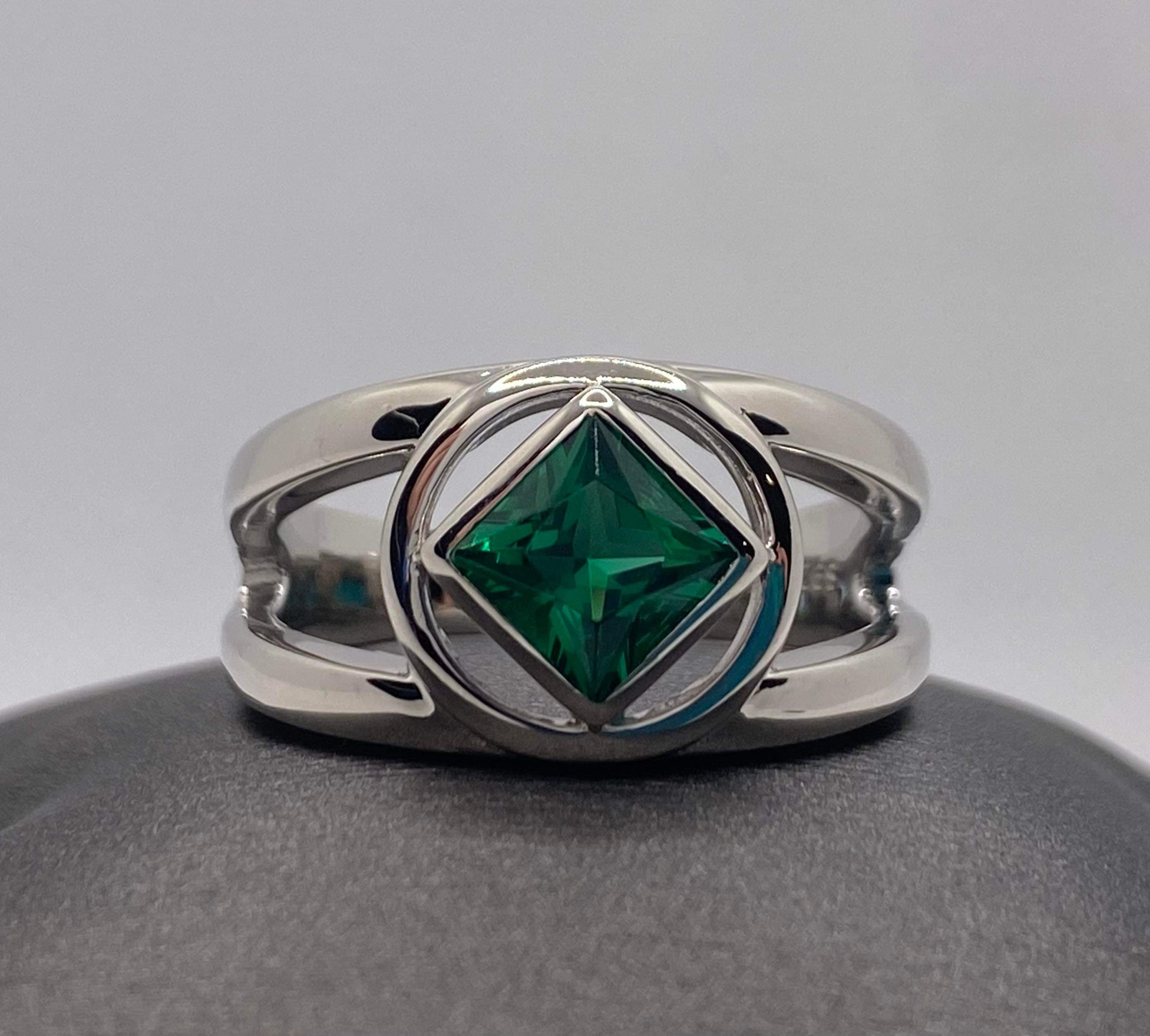 NA Service Symbol Ring with CZ (NAP-25) image 8