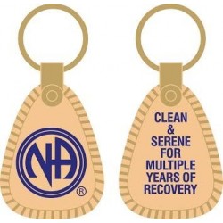 NA Large Medal Multiple Years Key Tag Keychain image 0