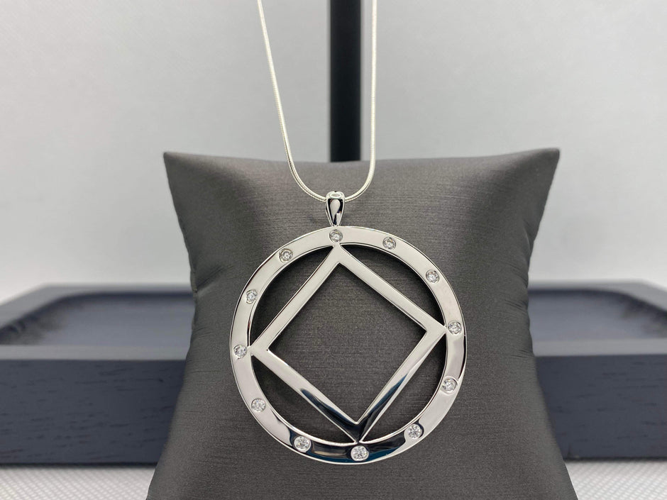 NA Symbol Pendant .925 sterling silver 38MM (NAP-58) image 0