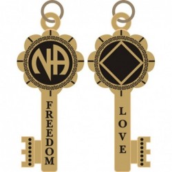 NA Key to Freedom Logo Key Chain image 1