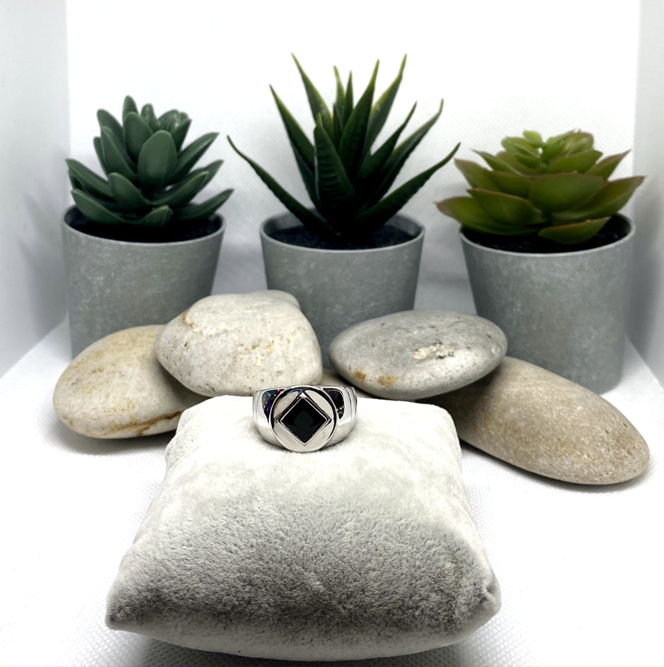 Large Men's NA Service Symbol Ring image 1