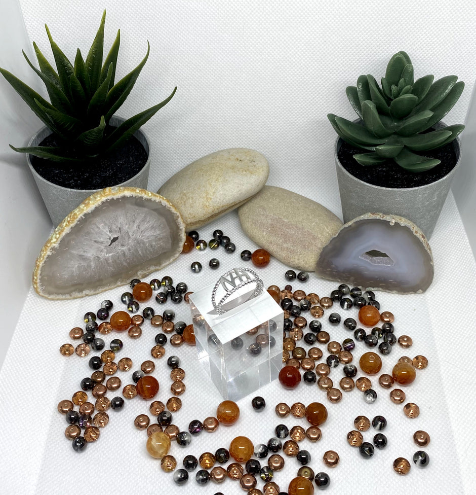 NA sterling silver rope style ring .925 NAR-6 image 1