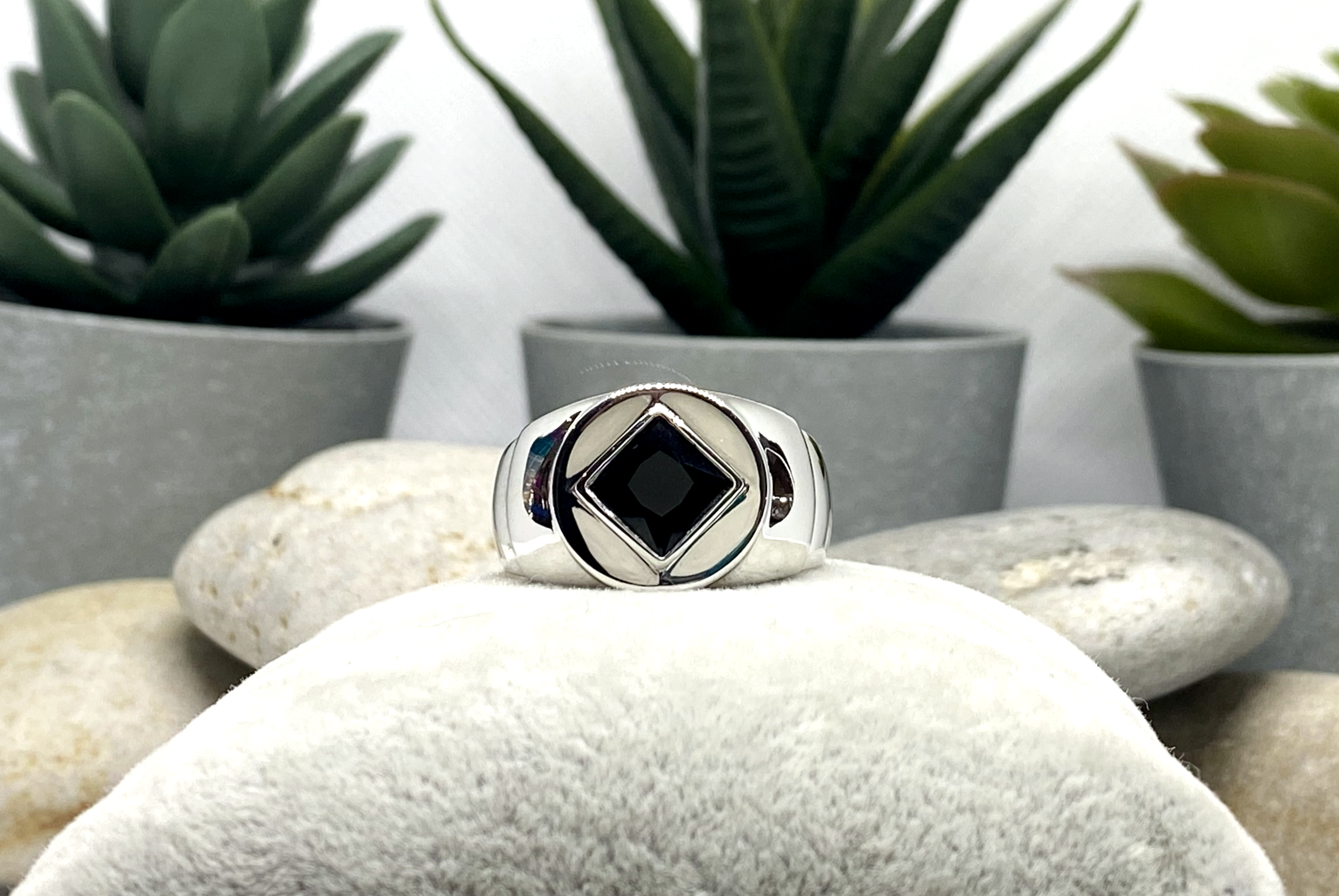 Large Men's NA Service Symbol Ring image 0