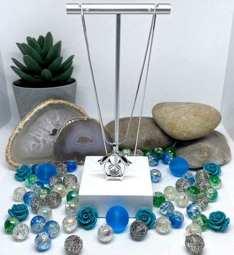 Dolphin NA Pendant .925 sterling silver image 1