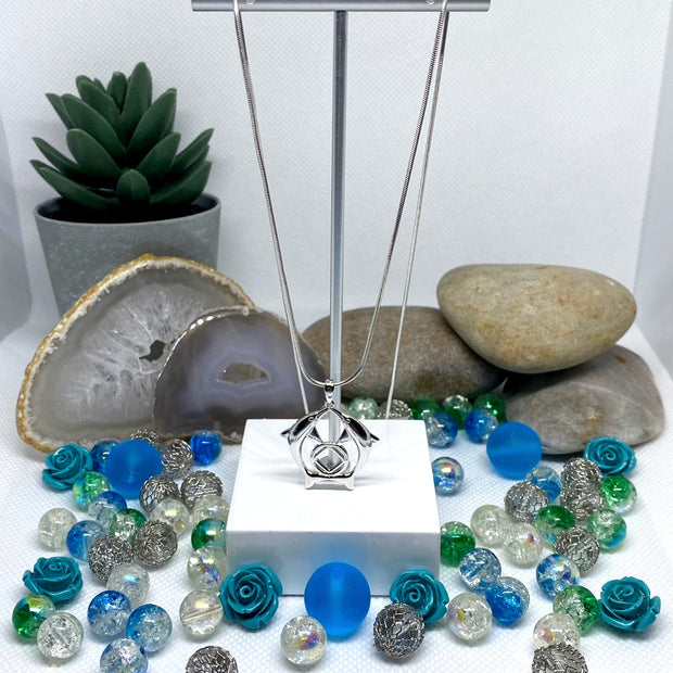 Dolphin NA Pendant .925 sterling silver image 1