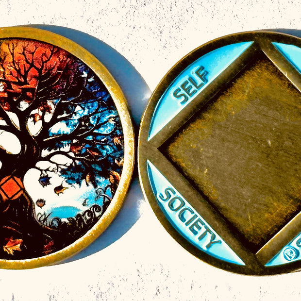 Custom Engraved NA Tree of Life Medallion image 0