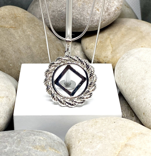 NA Service Rope Pendant .925 sterling silver image 0