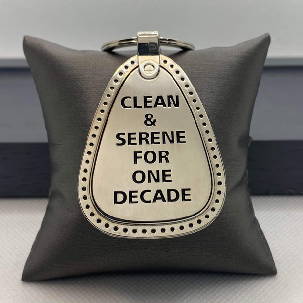 NA Large Medal Key Tag One Decade image 0