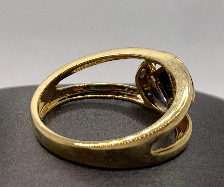 10K Rings with Black Onyx Ring (NAR-25-G-O) image 2