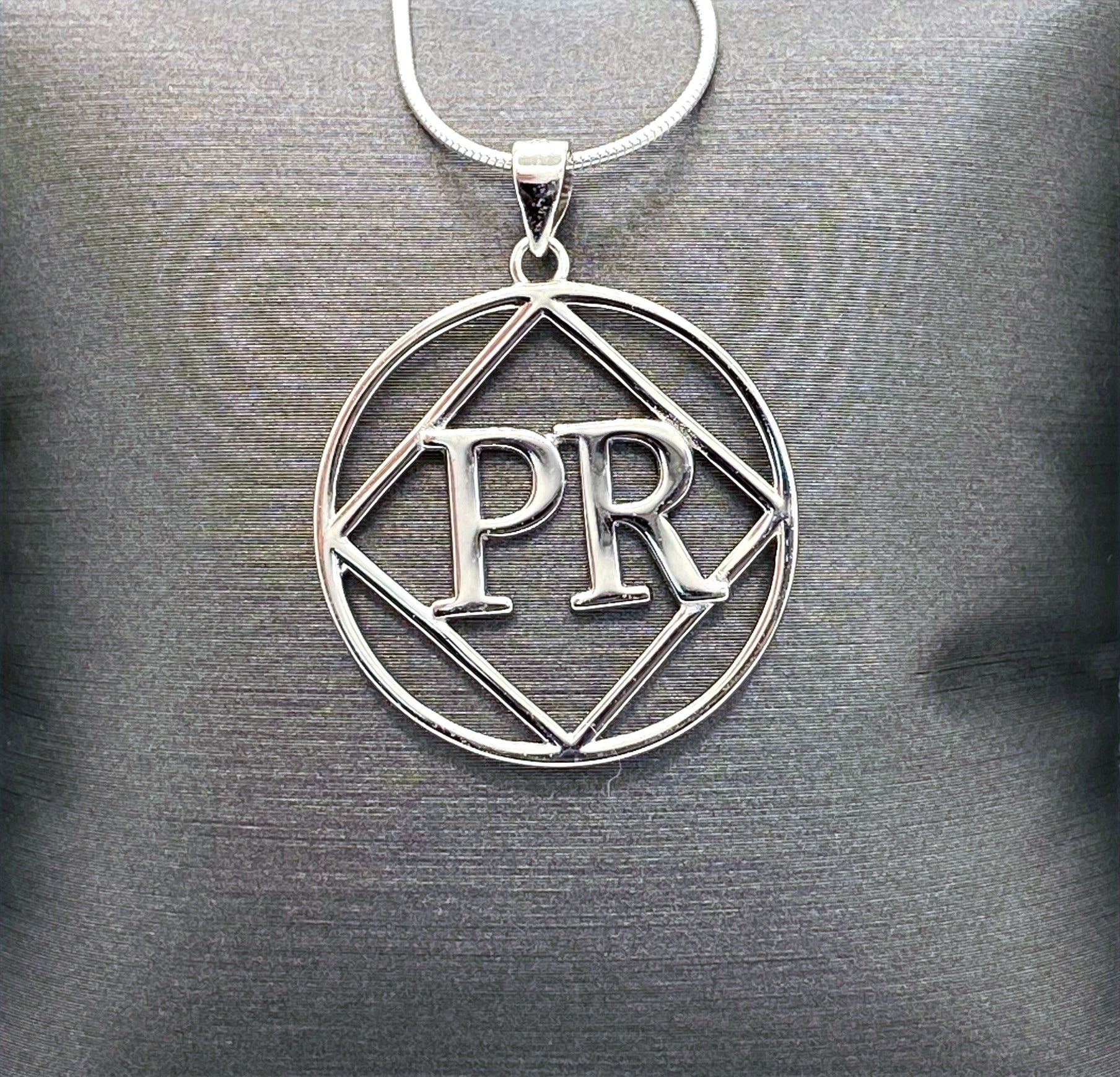 NA Service Symbol PR Pendant .925 sterling silver image 0