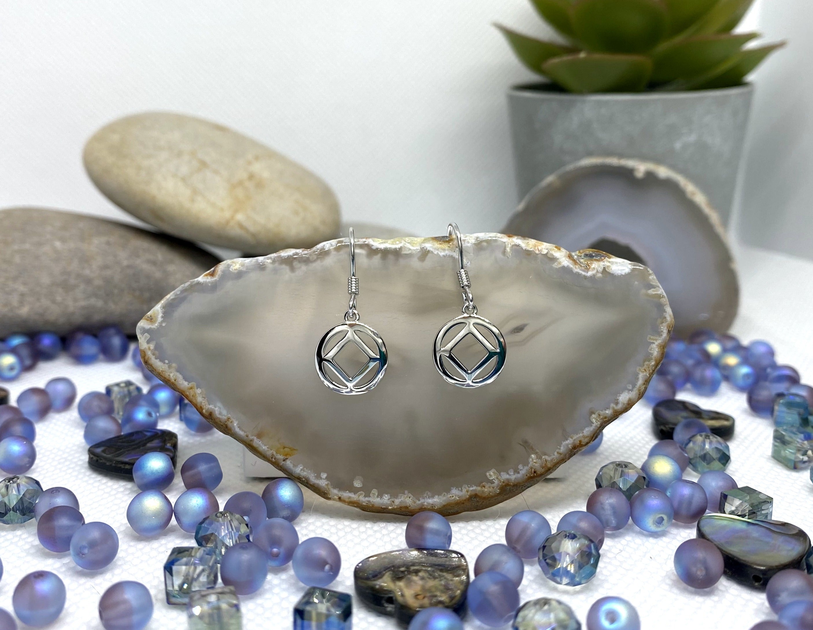 Small NA Service Symbol Earrings NAE-02 image 0