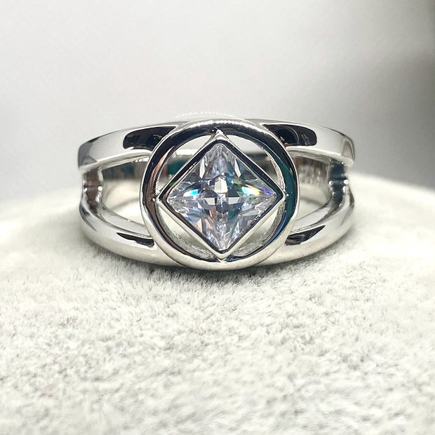 NA Service Symbol Ring with CZ (NAP-25) image 0