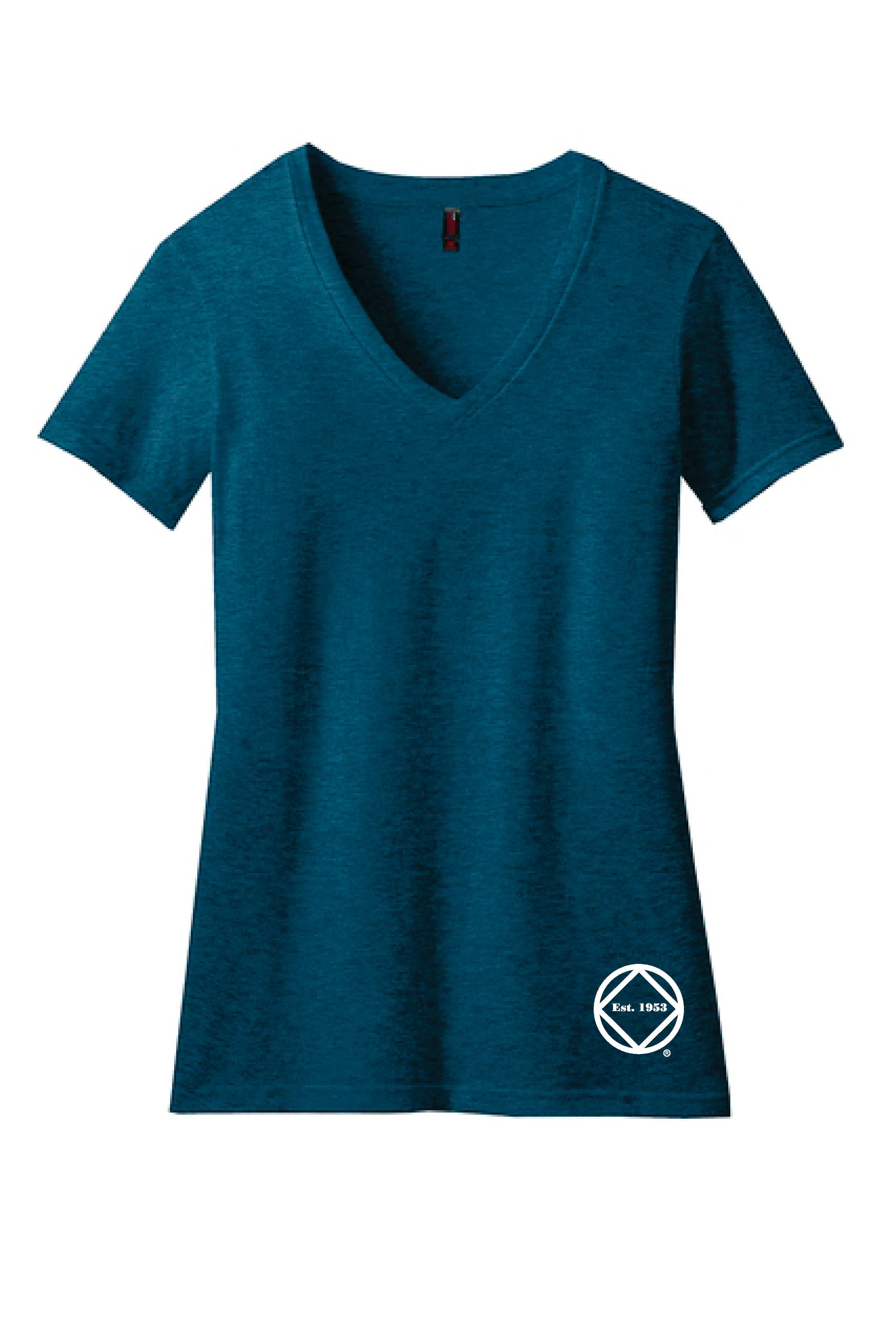 Women's V-neck Angel Wings T-shirt