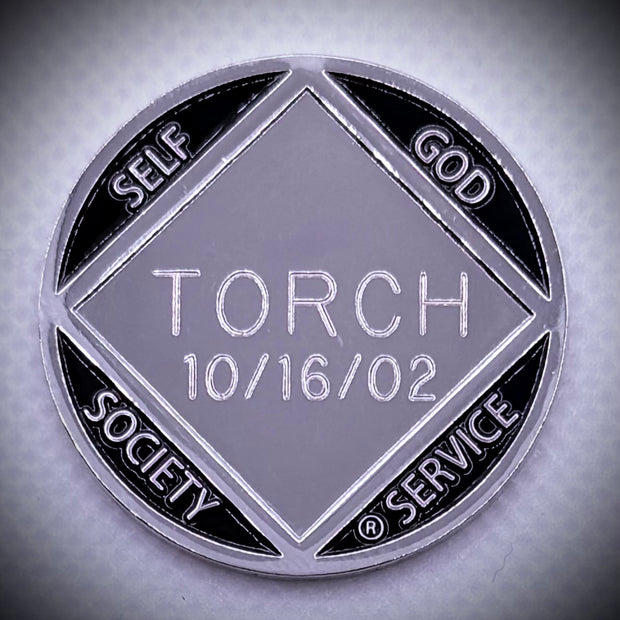 Custom Engraved NA Skull Medallion