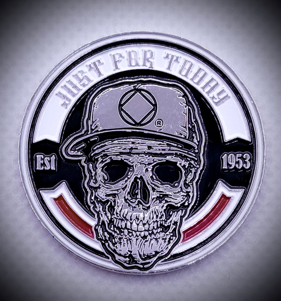 Custom Engraved NA Skull Medallion