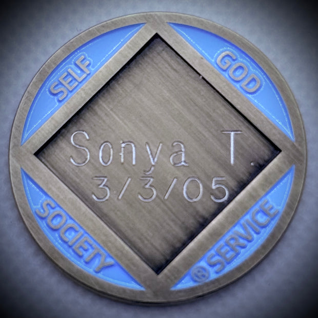 Custom Engraved NA Tree of Life Medallion