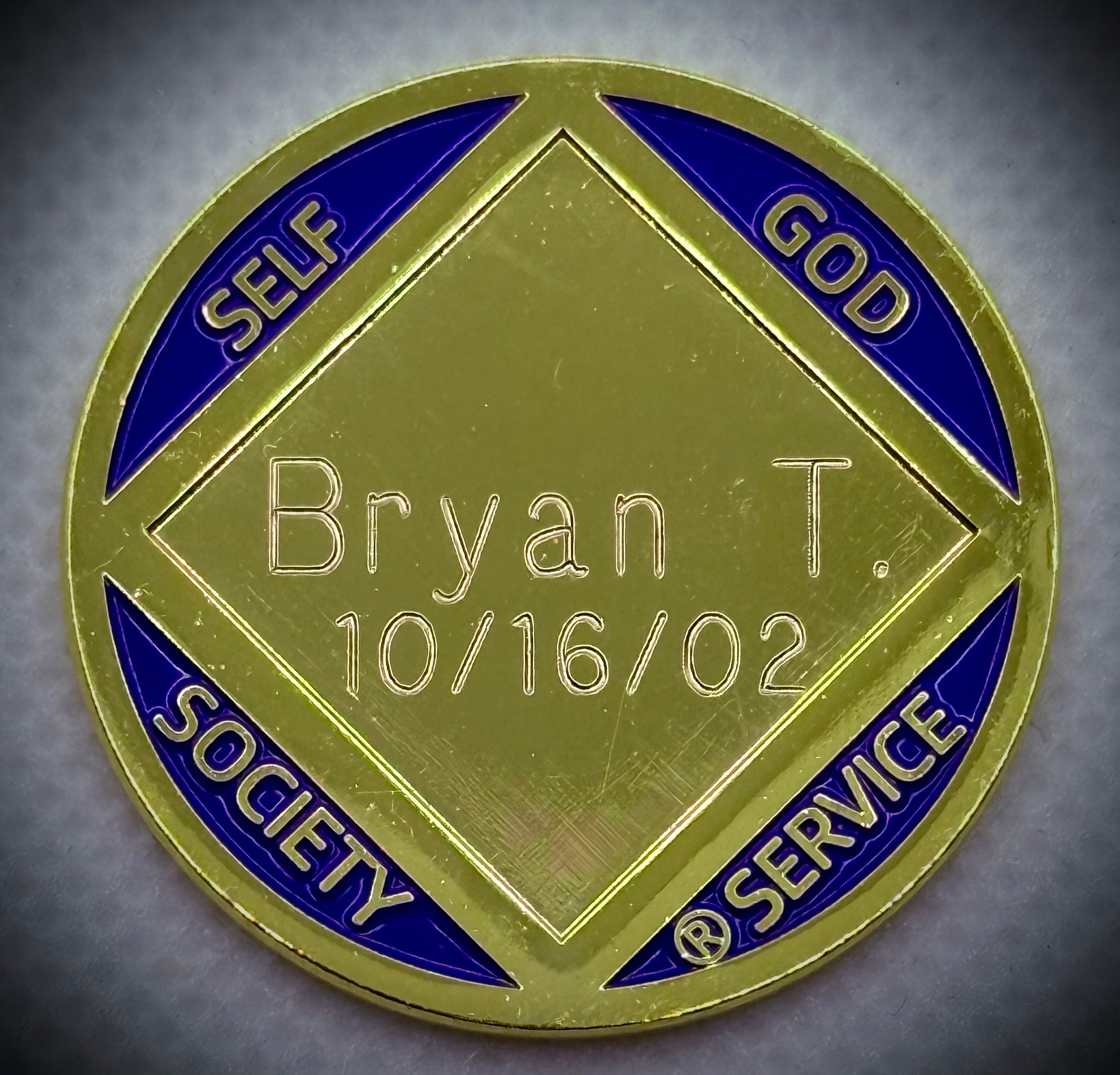 Custom Engraved NA Starfish Medallion