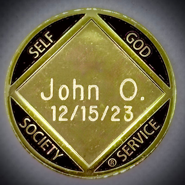 Custom Gold Phoenix NA Medallion