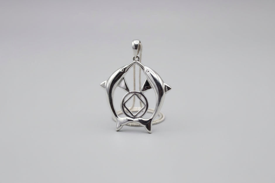 Dolphins NA Pendant .925 sterling silver