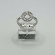 NA Sterling Silver Service Symbol Ring with CZ stones