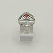 NA Sterling Silver Service Symbol Ring with CZ & NA on the sides