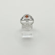 NA Sterling Silver Service Symbol Ring with CZ & NA on the sides