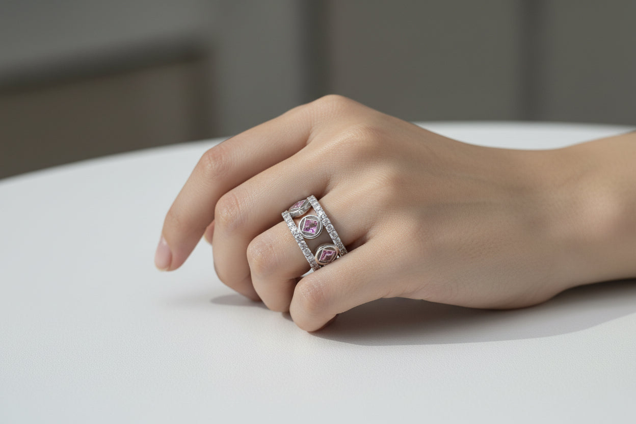 NA Service Symbol Band Ring