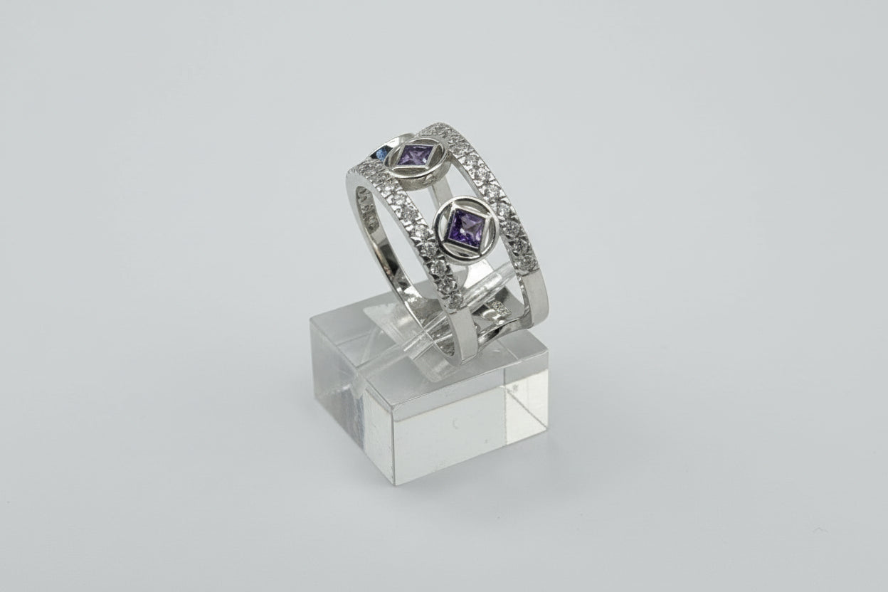 NA Service Symbol Band Ring
