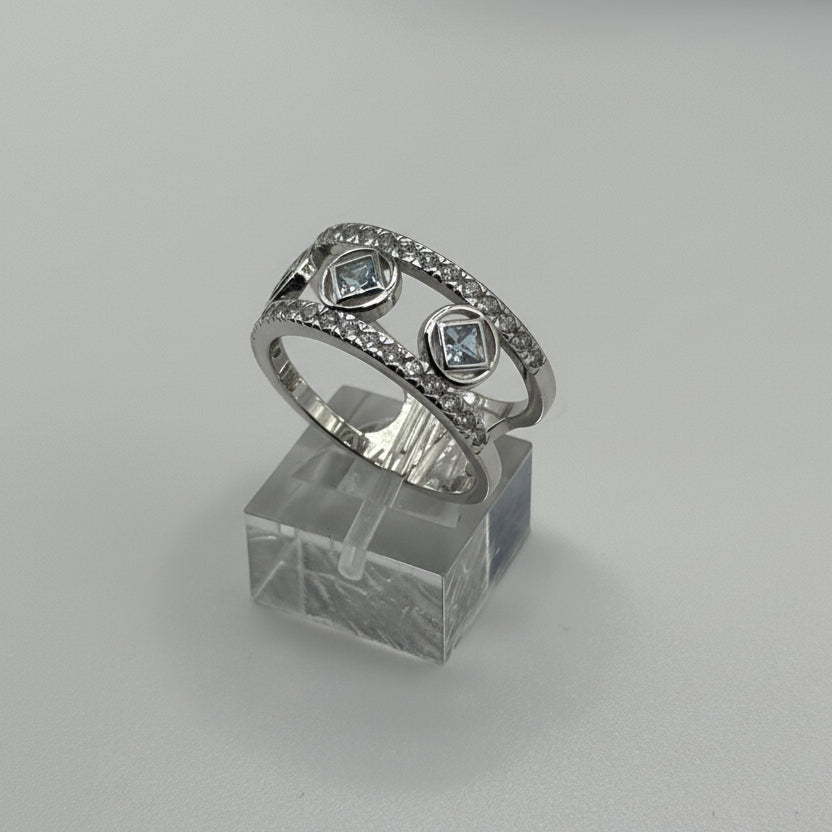 NA Service Symbol Band Ring