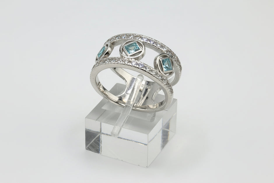 NA Service Symbol Band Ring