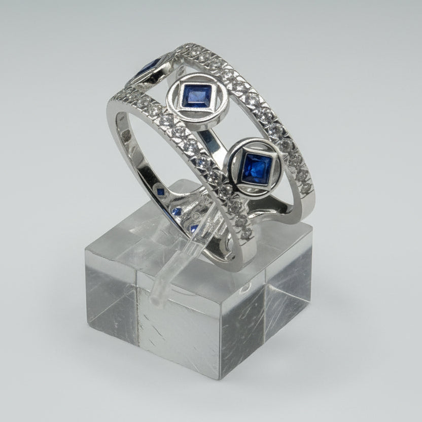 NA Service Symbol Band Ring
