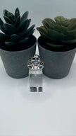 Skull with NA Service Symbol .925 Sterling silver