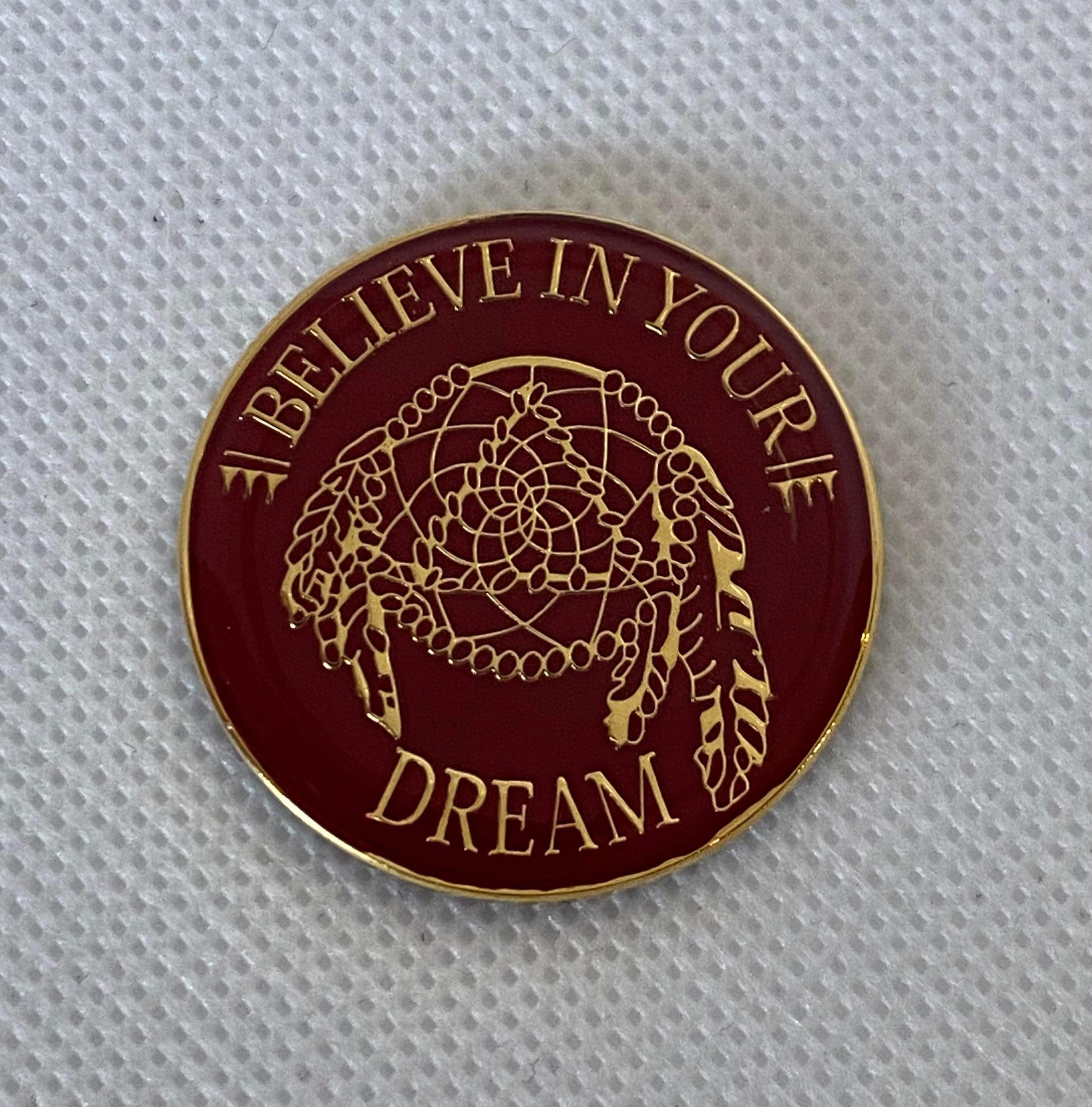 BelieveIn Your Dream Medallion image 0