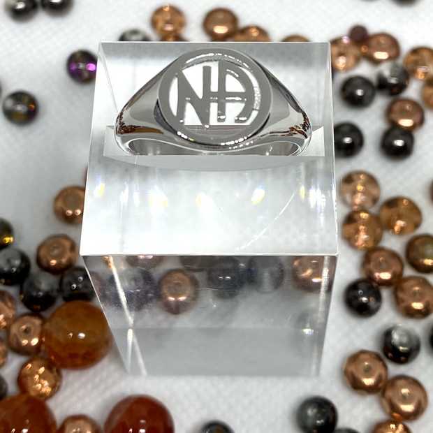 NA Sterling Silver Ring .925 NAR-12 image 0