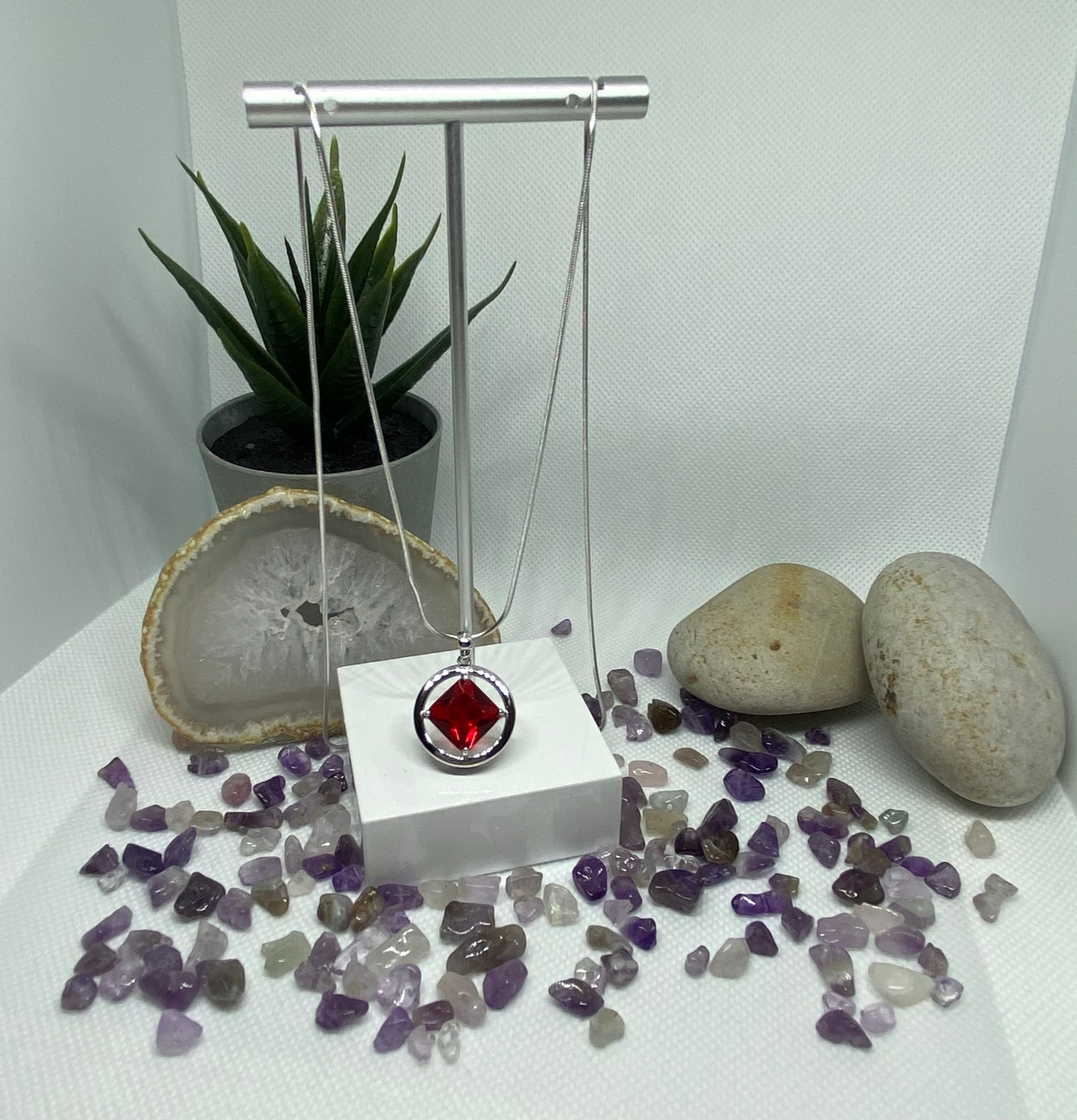 NA Service Symbol with colored CZ stone image 6