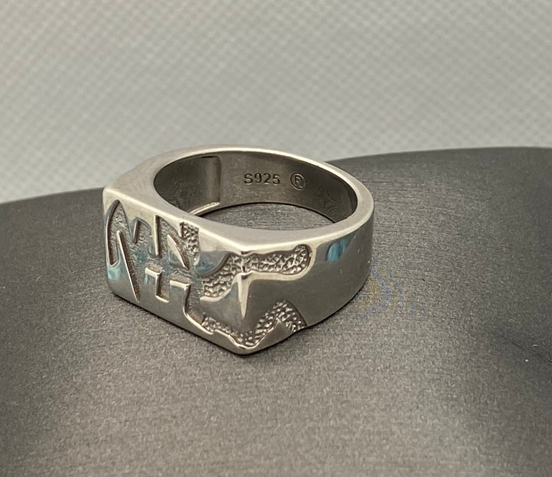 NA Signet Ring .925 Sterling Silver NAR-31 image 2