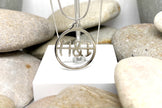 Large H&I Pendant .925 sterling silver image 0