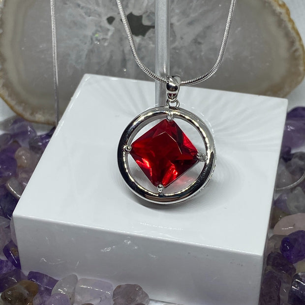 NA Service Symbol with colored CZ stone image 1