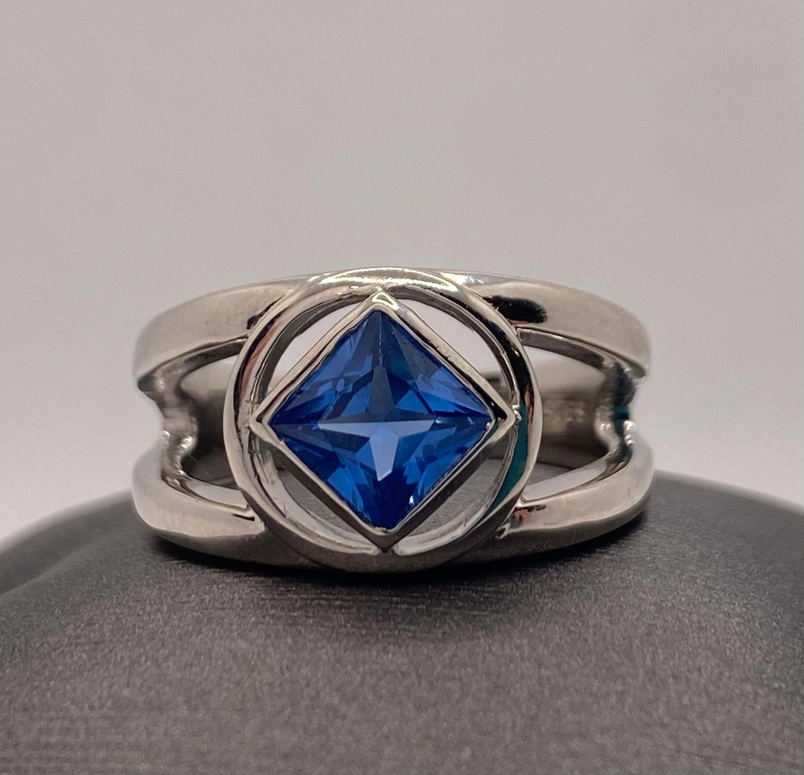 NA Service Symbol Ring with CZ (NAP-25) image 3