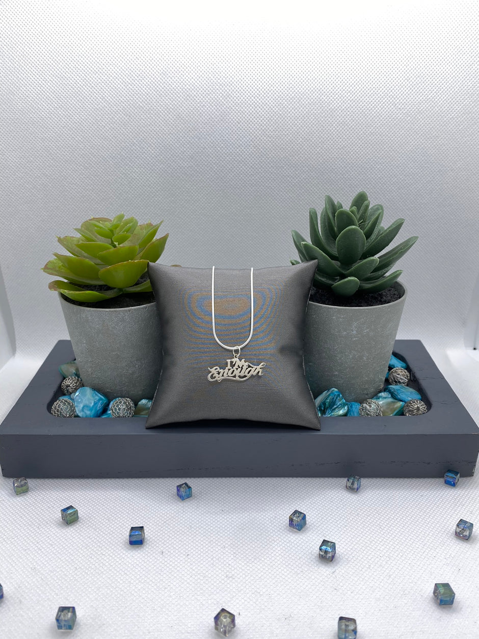 I'm Enough Pendant .925 sterling silver image 1