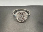 Tree of Life with NA Service Symbol Ring .925 Sterling Silver NAR-36 image 0