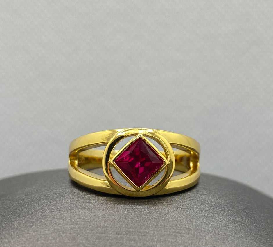 NA Service Symbol Ring with CZ (NAP-25) image 7