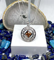 NA Service Symbol Celtic Pendant with CZ stone in center image 4