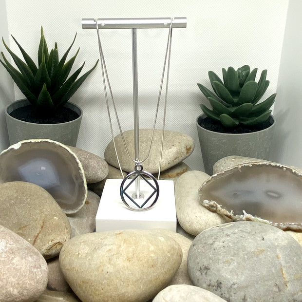 Large NA service Symbol Pendant .925 sterling image 1